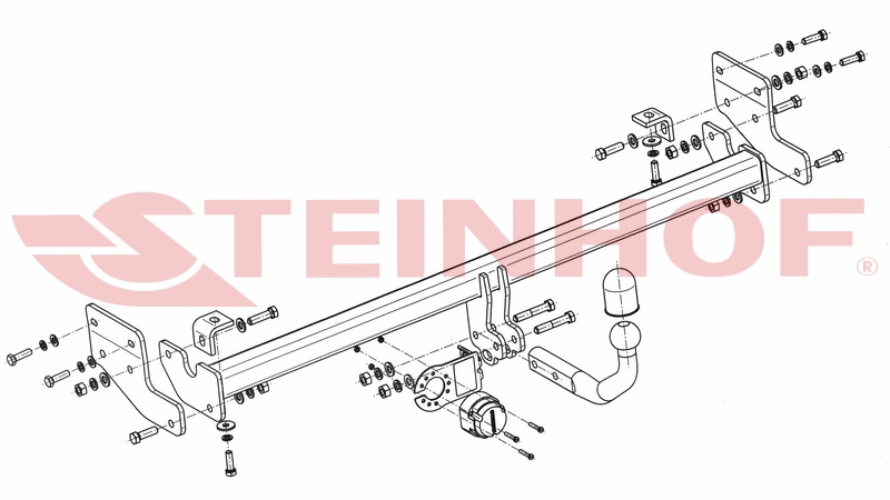 Tilhengerfeste Kia Soul II 2013 - 2019