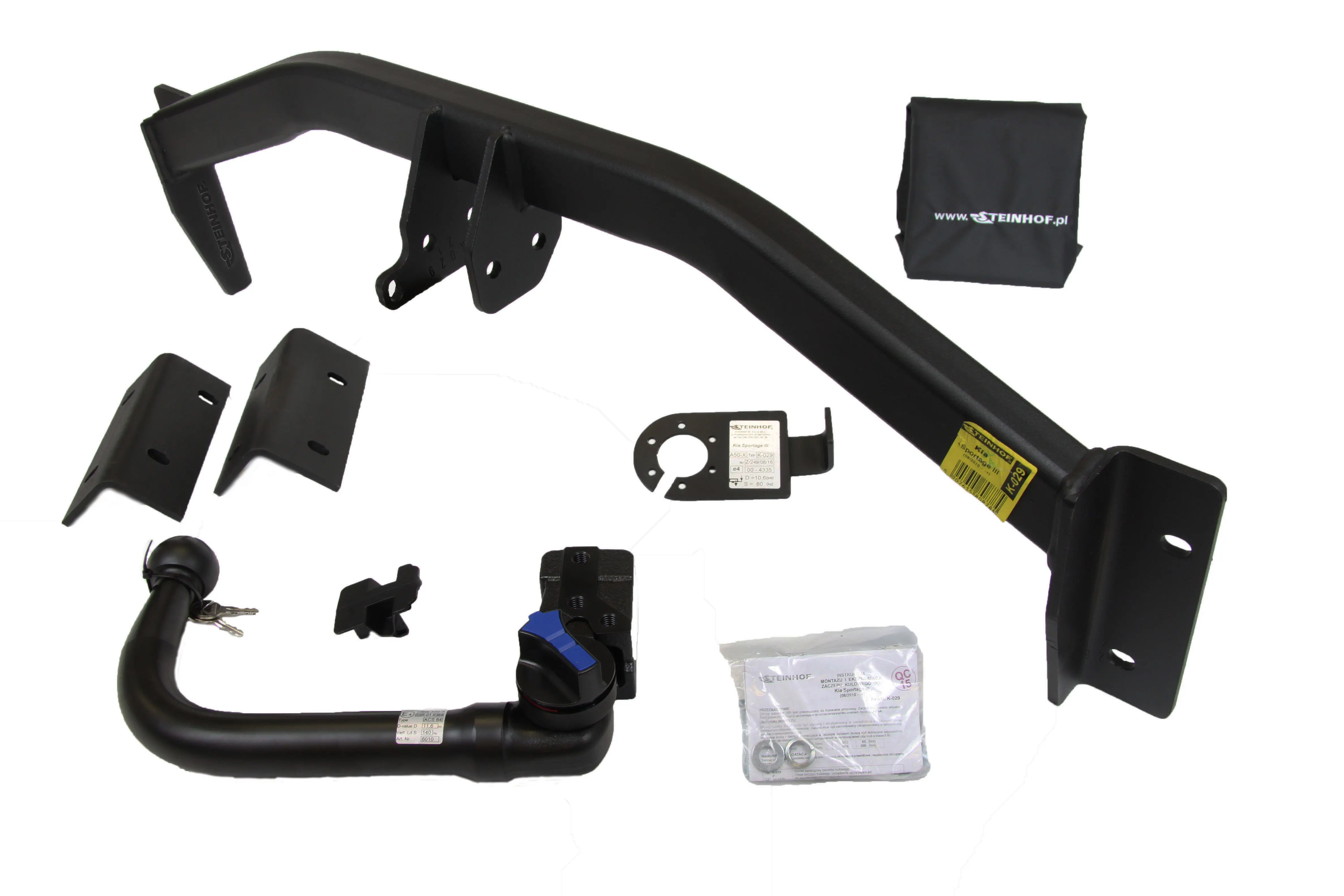 Tilhengerfeste Kia Sportage III 2010 - 2015