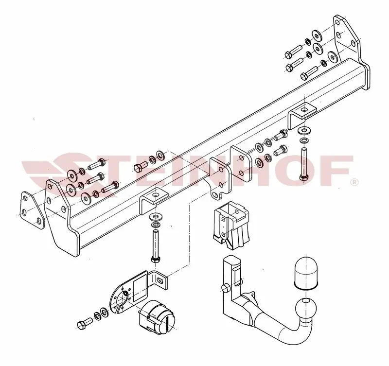 Tilhengerfeste LAND ROVER Freelander I 2004 - 05/2007