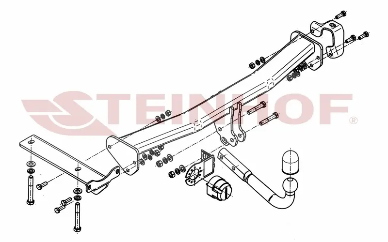 Tilhengerfeste LAND ROVER Freelander II 10/2012 - 2014