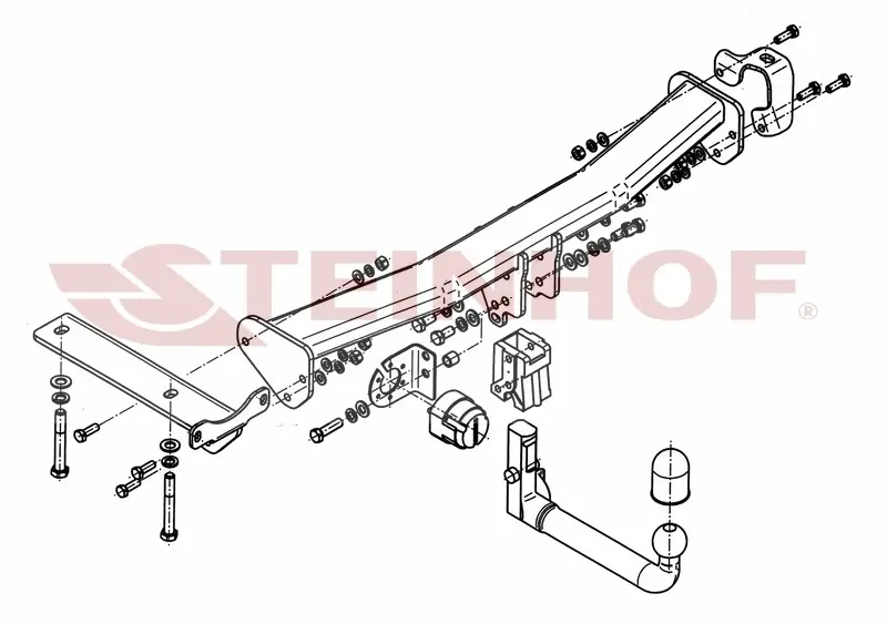 Tilhengerfeste LAND ROVER Freelander II 10/2012 - 2014