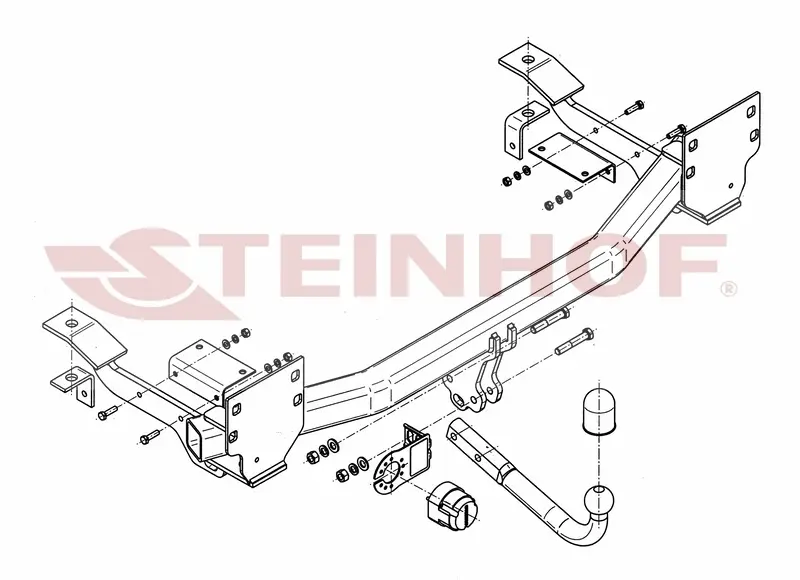 Tilhengerfeste Land Rover Range Rover (L322) 2002 - 2012