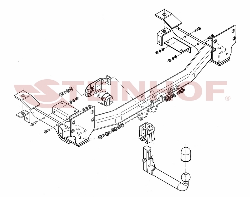 Tilhengerfeste Land Rover Range Rover (L322) 2002 - 2012