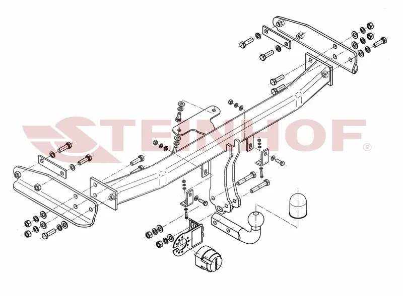 Tilhengerfeste MAZDA Tribute 03/2004 - 10/2006 – bilde 2