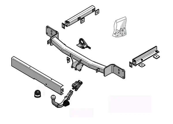 Tilhengerfeste Mercedes-Benz C-klasse (W203 / S203) 2000–2007 – bilde 5