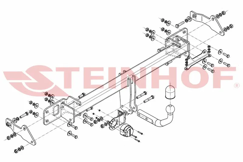 Tilhengerfeste Mercedes-Benz C (W205) 2014 - 2021
