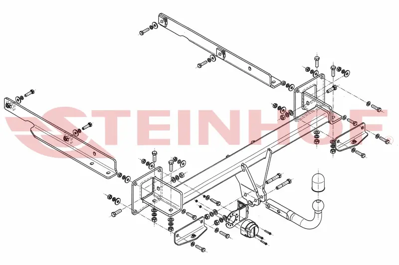Tilhengerfeste Mercedes-Benz GL (X166) 2012 - 2015