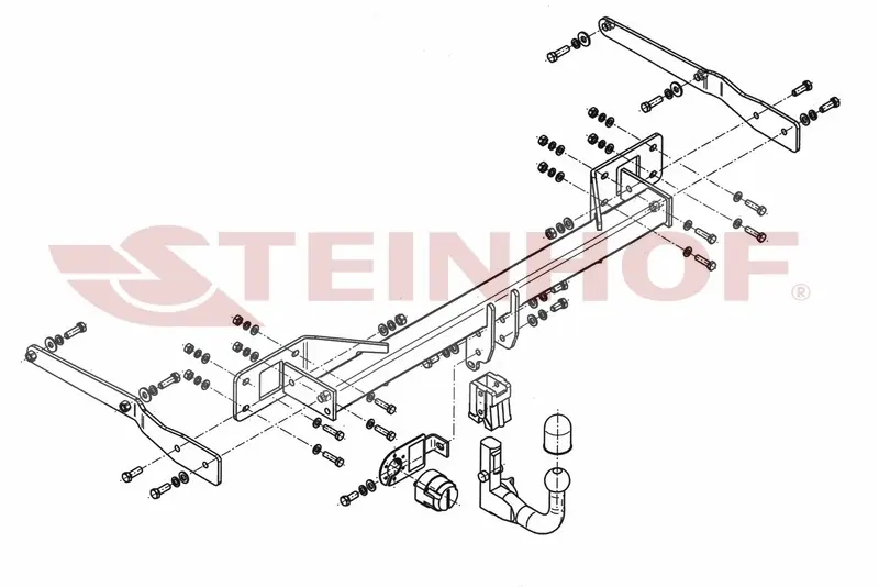 Tilhengerfeste Mercedes-Benz GLK (X204) 2008 - 2015 – bilde 2