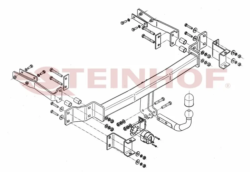 Tilhengerfeste Mercedes-Benz S 211 Stasjonsvogn E - Klasse 2003 - 09/2009 – bilde 2