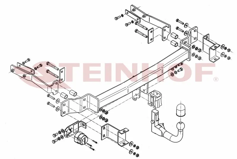 Tilhengerfeste Mercedes-Benz S 211 Stasjonsvogn E - Klasse 2003 - 09/2009 – bilde 2