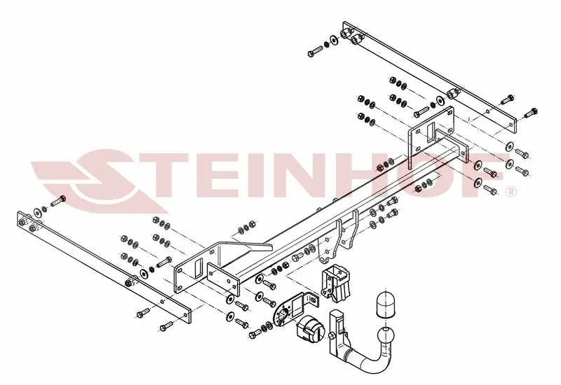 Tilhengerfeste Mercedes-Benz S 212 Esate E - Klasse 09/2009 - 2016 – bilde 2