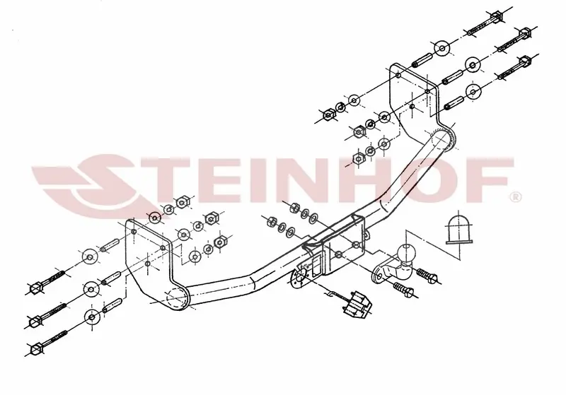 Tilhengerfeste Mercedes-Benz Vito 638 03/1996 - 08/2003