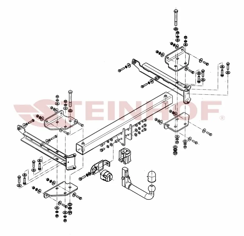Tilhengerfeste Mercedes-Benz W 166 М - Klasse (ML) 2011 - 02/2015 – bilde 2