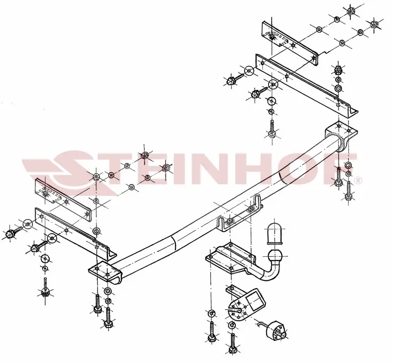 Tilhengerfeste Mercedes-Benz W 202 4D C - Klasse 1993 - 05/2000 – bilde 2