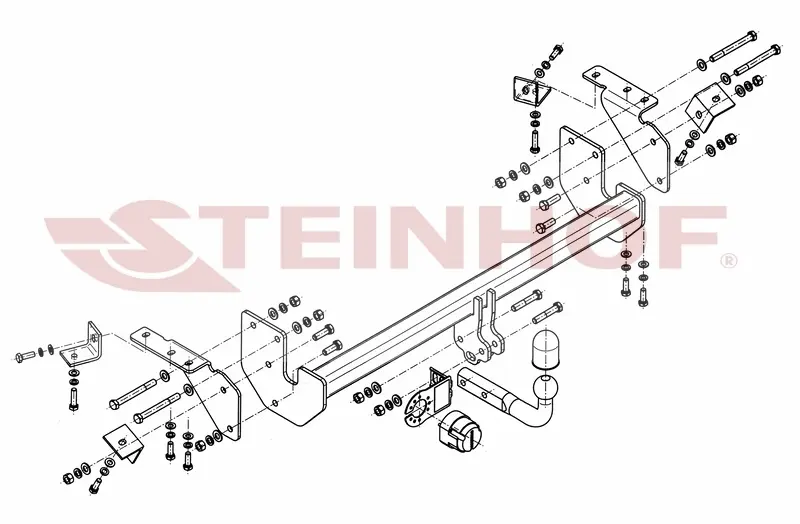 Tilhengerfeste Mitsubishi ASX I 2010 - 2023 – bilde 5