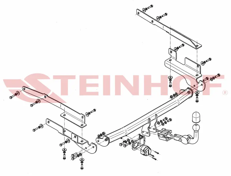 Tilhengerfeste MITSUBISHI Colt 5D 11/2008 - 2013