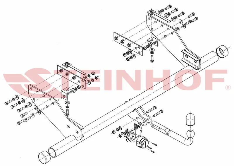Tilhengerfeste MITSUBISHI L-200 (version with an extended load-carrying body) 09/2009 - 2015