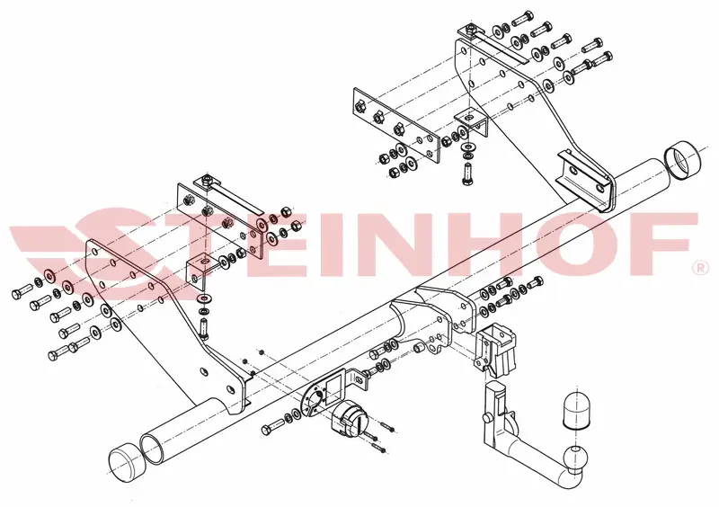 Tilhengerfeste MITSUBISHI L-200 (version with an extended load-carrying body) 09/2009 - 2015