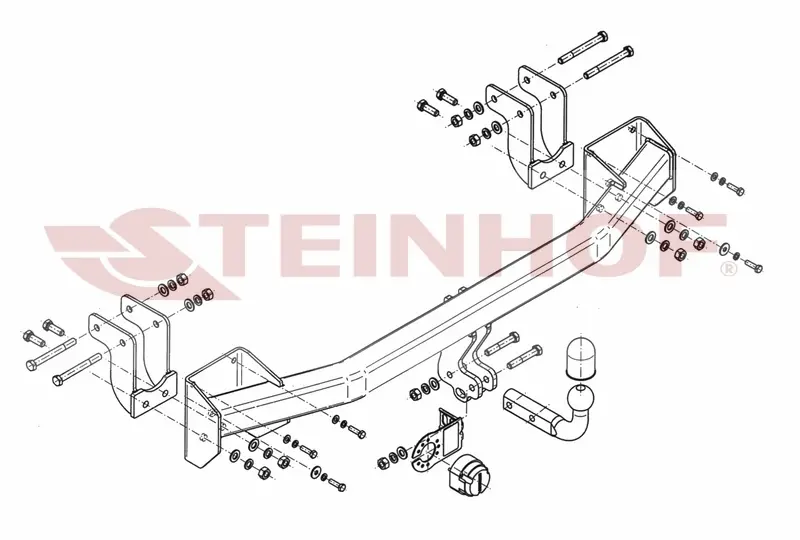Tilhengerfeste MITSUBISHI Outlander III 2012 - 2021 – bilde 3