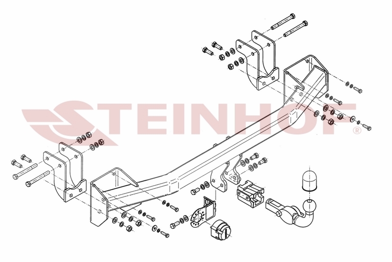 Tilhengerfeste Mitsubishi Outlander III 2012 - 2022 – bilde 3