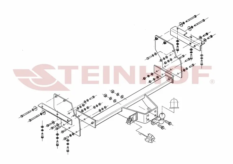 Tilhengerfeste Mitsubishi Pajero IV 2006 - 2021 │ LWB - Long – bilde 5