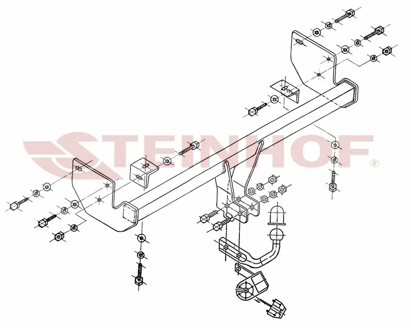 Tilhengerfeste MITSUBISHI Space Star 1998 - 2006 – bilde 2
