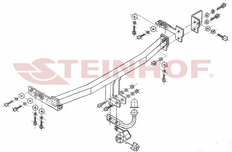 Tilhengerfeste NISSAN Almera 3/5D (N16) 03/2000 - 2007 – bilde 2