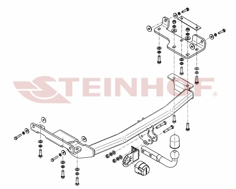 Tilhengerfeste NISSAN Murano (Z50)                       (american version) 2003 - 2008