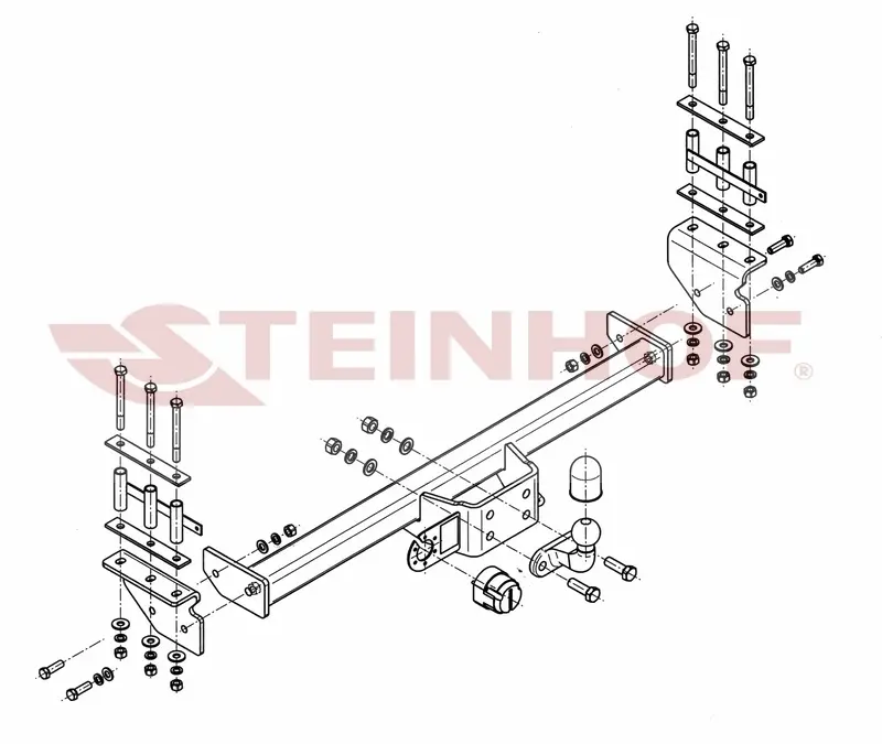 Tilhengerfeste NISSAN Patrol  (Y61) 1998 - 2010 – bilde 4