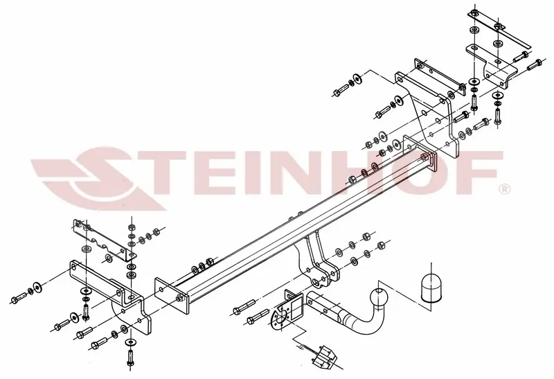 Tilhengerfeste NISSAN Qashqai +2 JJ10 2008 - 01/2014 – bilde 2