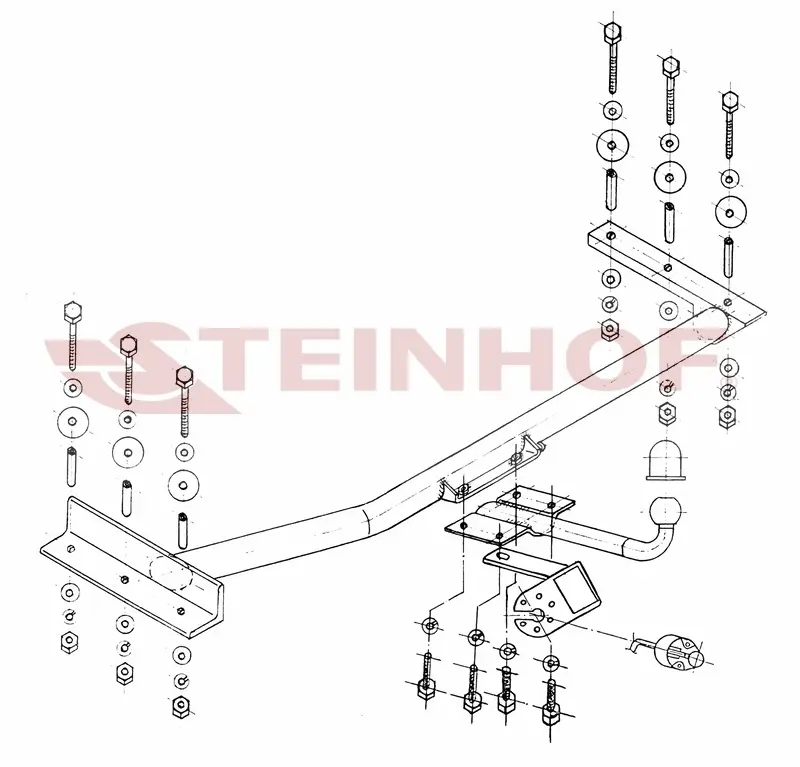 Tilhengerfeste OPEL Astra I (F) 4D 09/1991 - 08/2002