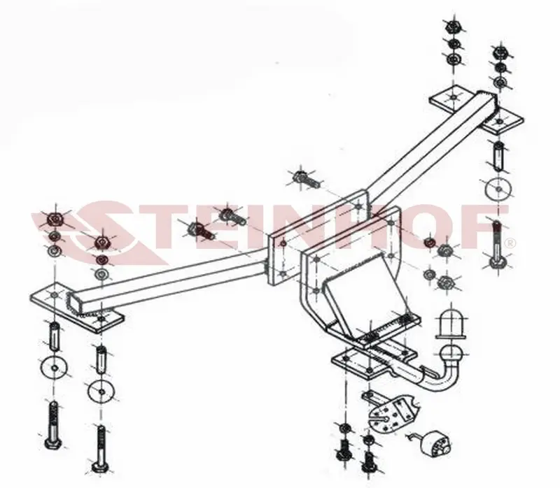 Tilhengerfeste OPEL Astra I (F) 5D 
(all engine version) 09/1991 - 08/2002