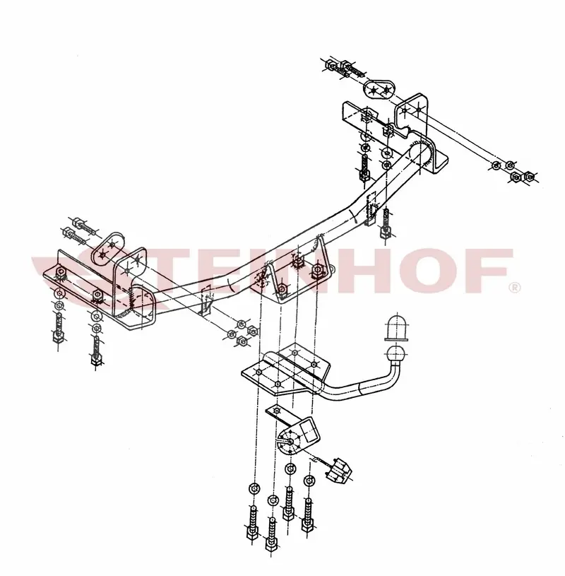 Tilhengerfeste OPEL Corsa C 3/5D 10/2000 - 2006 – bilde 2