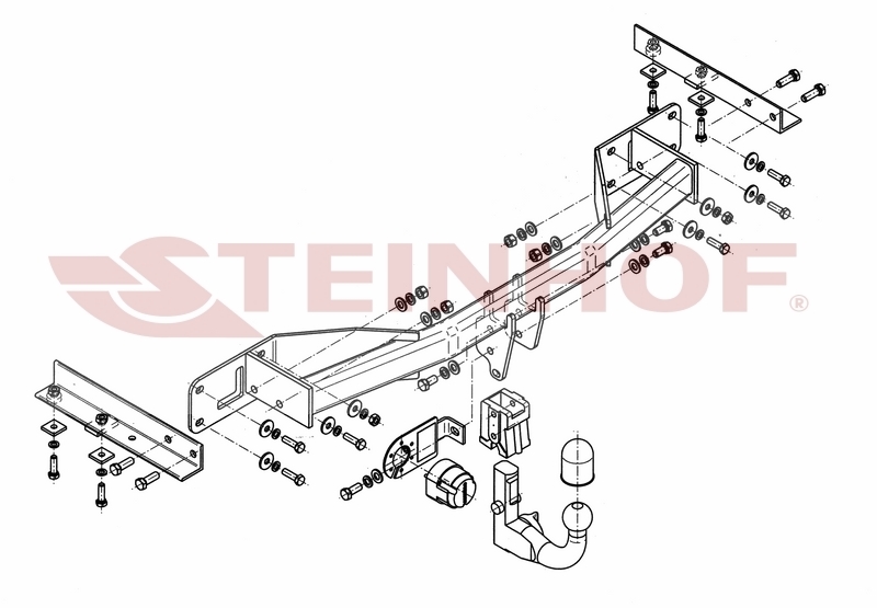 Tilhengerfeste OPEL Meriva (eksl. Flex-Fix) 
(eksl. 1.3CDTi) 2010 - 2017 Image 1