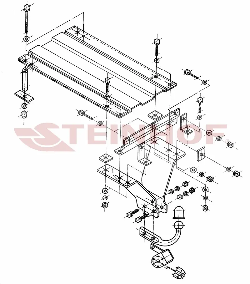 Tilhengerfeste OPEL Omega B 4D 03/1994 - 08/1999