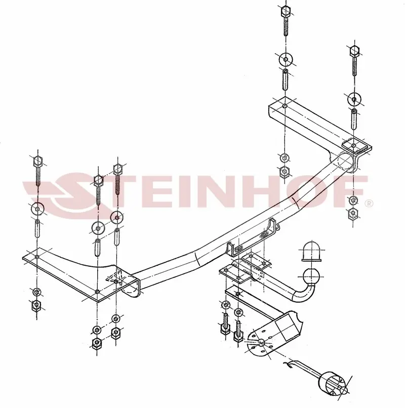 Tilhengerfeste OPEL Vectra B 4/5D 09/1998 - 05/2002
