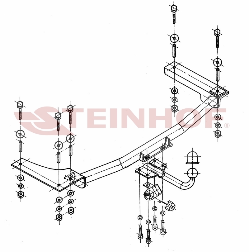 Tilhengerfeste OPEL Vectra B 4/5D 10/1995 - 08/1998