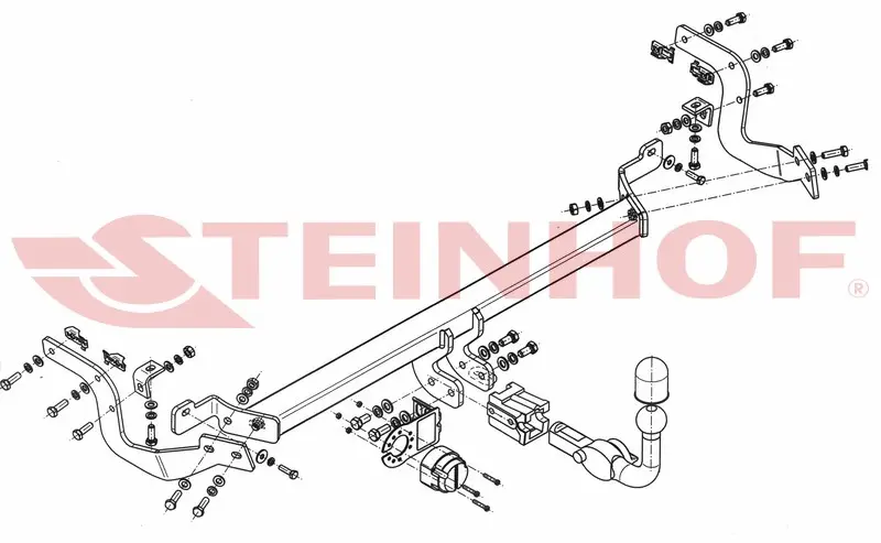 Tilhengerfeste Peugeot 2008 I 2013 - 2019