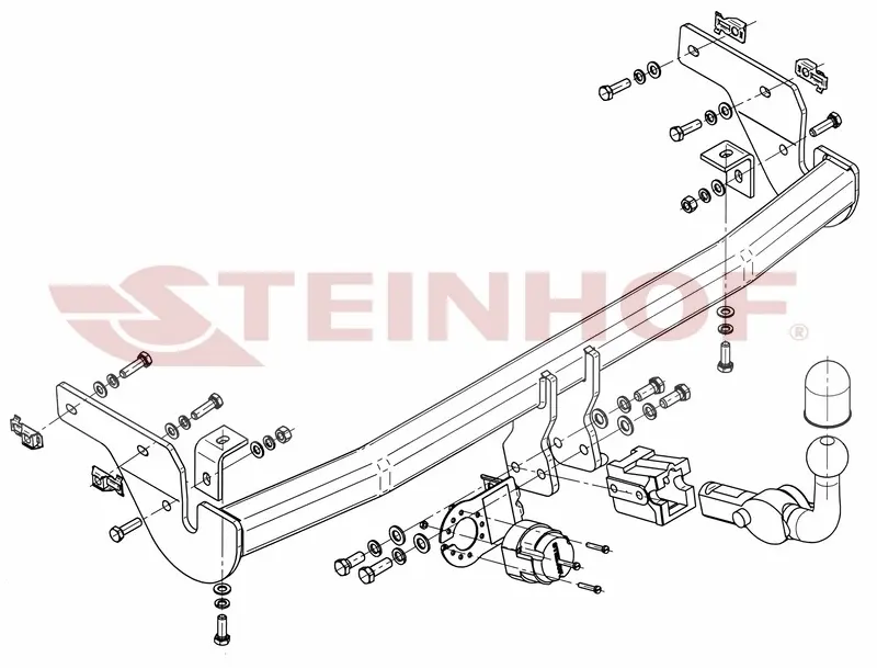 Tilhengerfeste PEUGEOT 207 3/5D 2006 - ...