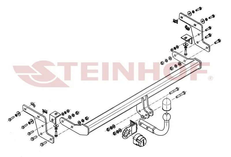 Tilhengerfeste PEUGEOT 207 SW Stasjonsvogn 2007 - ...