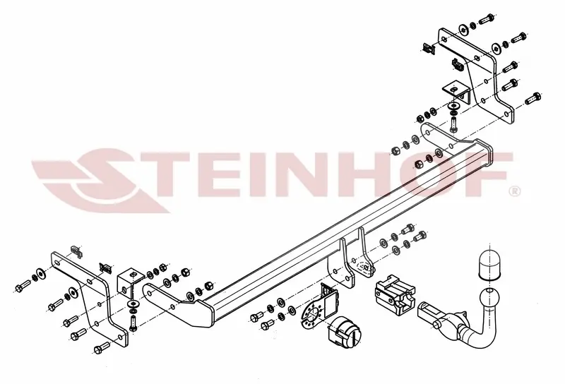 Tilhengerfeste PEUGEOT 207 SW Stasjonsvogn 2007 - ...