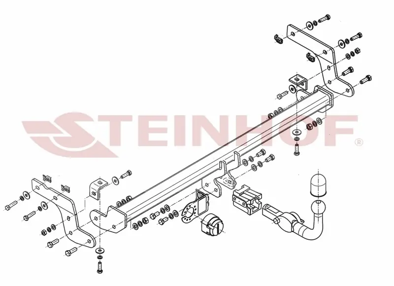 Tilhengerfeste PEUGEOT 301 4D 2012 - ...