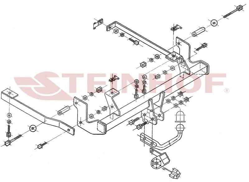 Tilhengerfeste PEUGEOT 807 05/2005 - 2014 – bilde 2