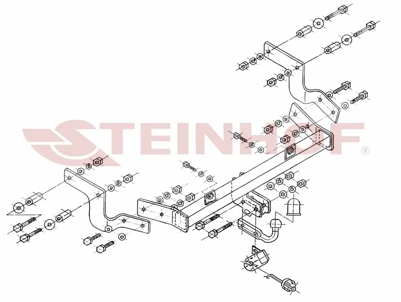 Tilhengerfeste Peugeot Partner I 1996 - 2010 – bilde 2