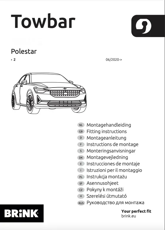 Tilhengerfeste Polestar 2 2020 -> │ Avtagbar krok Image 5