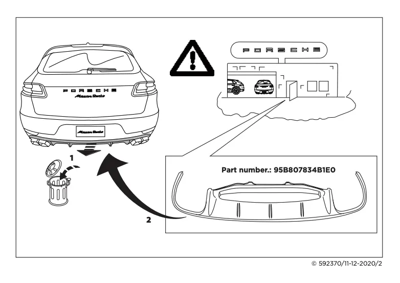 Tilhengerfeste Porsche Macan I (95B) 2014 - 2018 / Audi Q5 8R 2008 - 2016 – bilde 13
