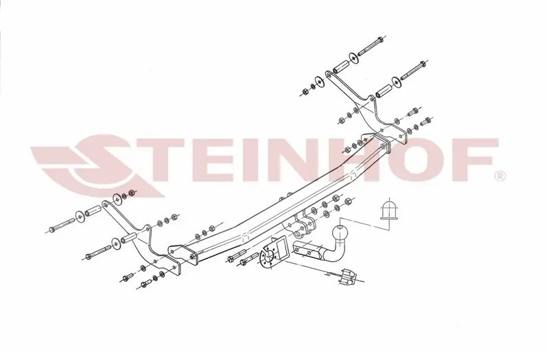 Tilhengerfeste RENAULT Clio III 3/5D 04/2009 - 10/2012