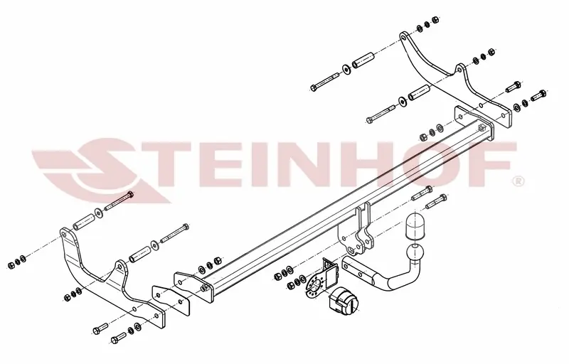 Tilhengerfeste RENAULT Fluence 4D 03/2010 - 2016