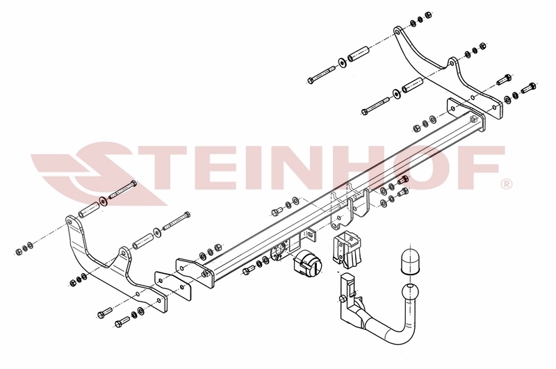 Tilhengerfeste RENAULT Fluence 4D 03/2010 - 2016