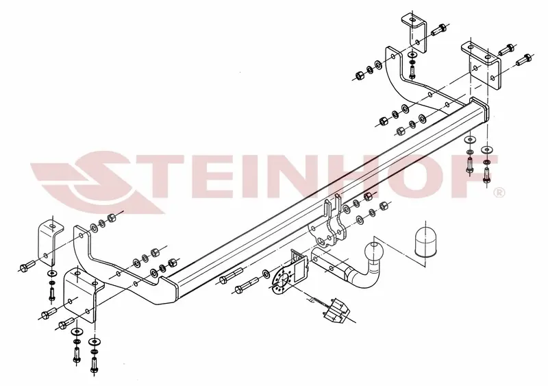 Tilhengerfeste Renault Kangoo Express Z.E 2011-2021 / Renault Kangoo II 2007-2021 – bilde 2